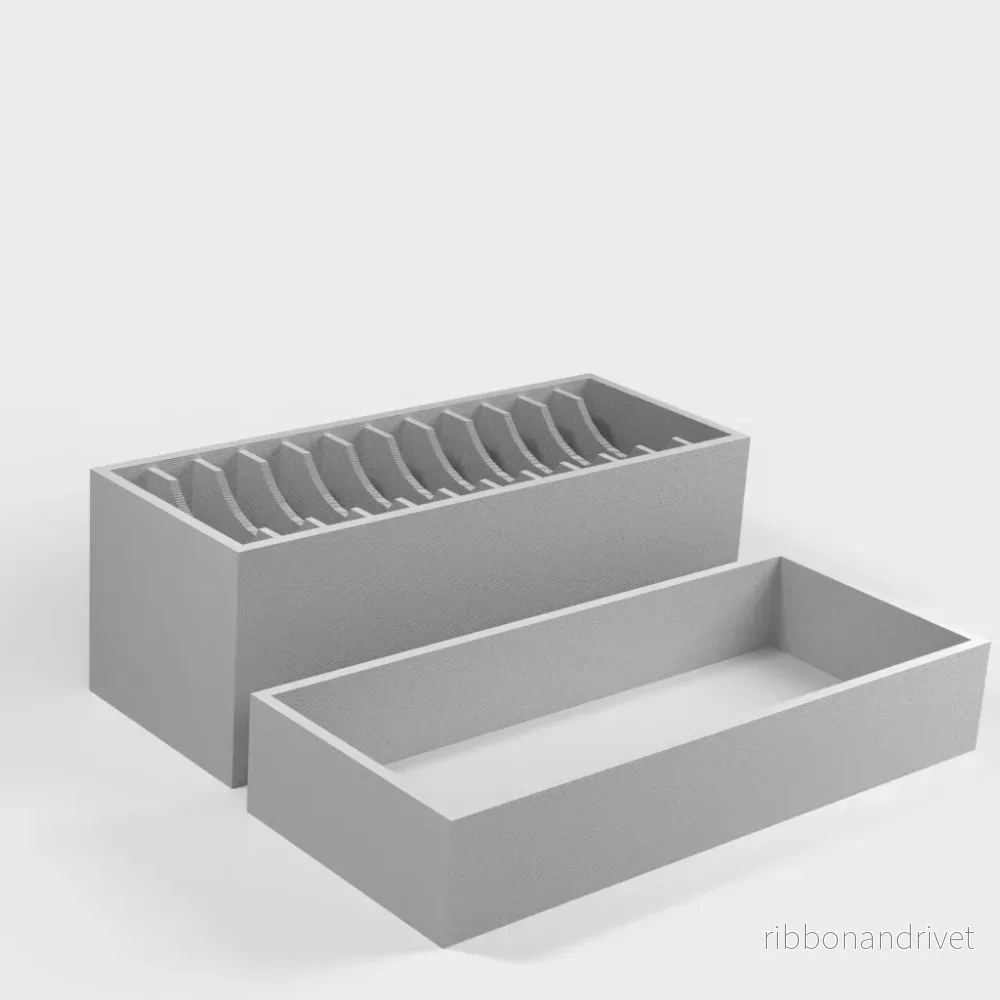 Förvaringslåda för CR2032 knappcellsbatterier - Bild 2
