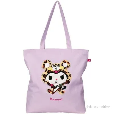 Sanrio Kuromi Canvas Tote Bag Sanrio Kuromi Canvas Tote Bag