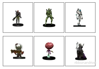 Starfinder Battles: Monster Pack Starter – Spännande figurer för ditt spel