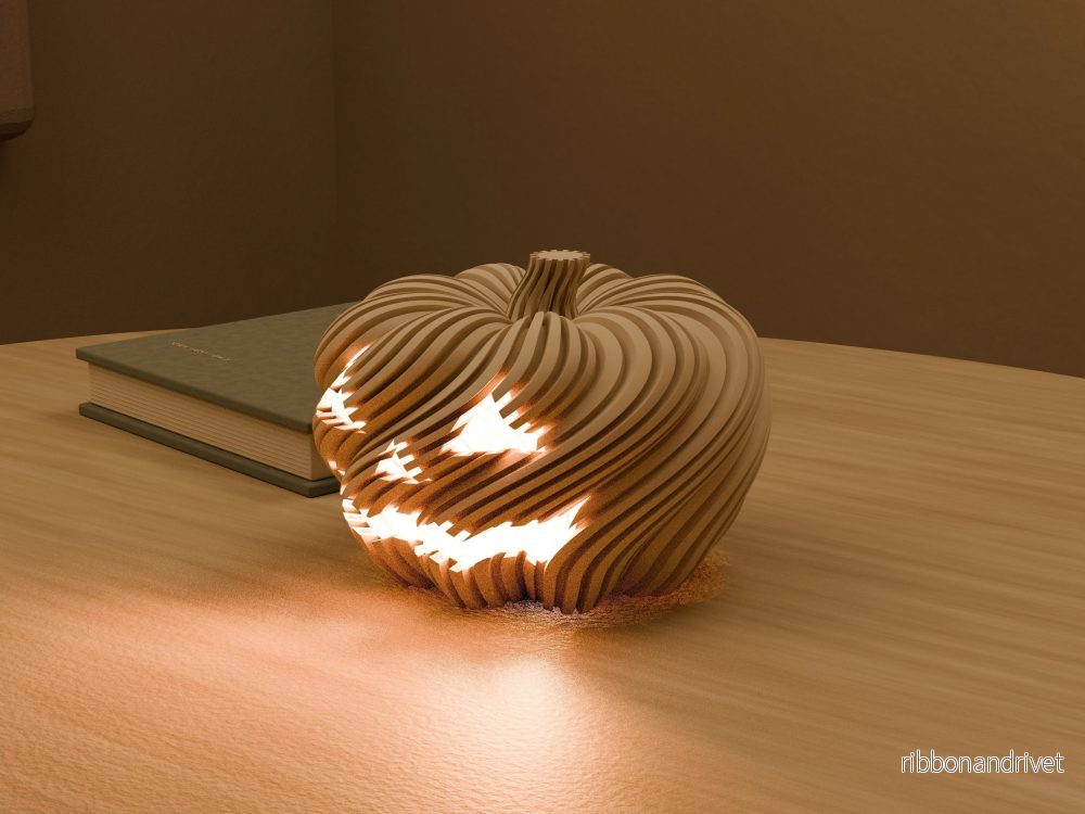 Jack-o'-Lantern Fyrfadsstage - Bild 2
