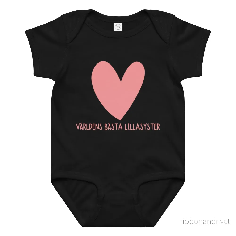 Världens Bästa Lillasyster Body - Hearts - Bild 2