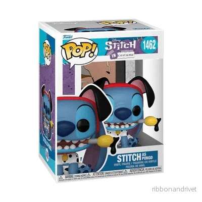 Funko POP Disney: Stitch i Pongo Kostym från 101 Dalmatians Funko POP Disney: Stitch i Pongo Kostym från 101 Dalmatians