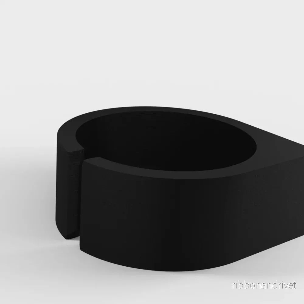 Kabelklämma med 20 mm innerdiameter för lim eller dubbelhäftande tejp - Bild 2