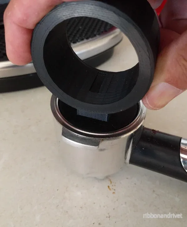 Kaffetratt och tamper för espresso - Bild 2