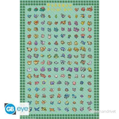 Pokémon – Maxi Poster (91,5×61 cm) – Pixel Art Pokémon – Maxi Poster (91,5×61 cm) – Pixel Art