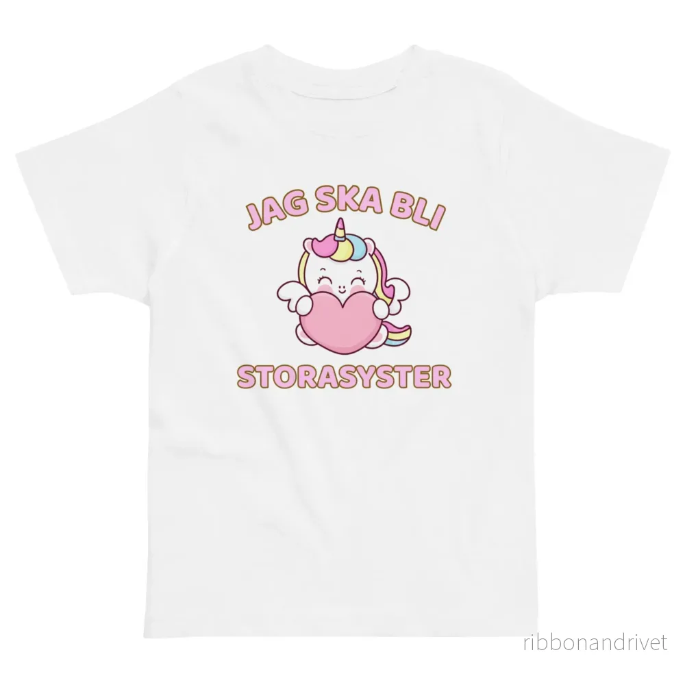 Jag ska bli storasyster T-shirt - Unicorn - Bild 2