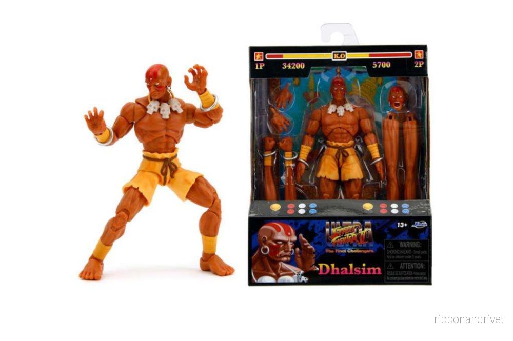 Street Fighter II – Actionfigur – Dhalsim Street Fighter II – Actionfigur – Dhalsim