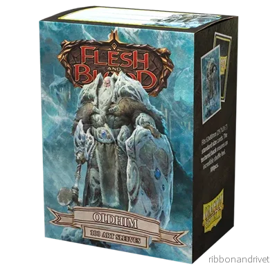 Dragon Shield Matte Art Sleeves – Flesh and Blood Oldhim (100 Sleeves) Dragon Shield Matte Art Sleeves – Flesh and Blood Oldhim (100 Sleeves)