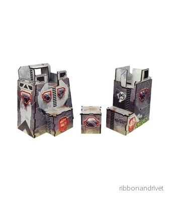 Precinct Sigma Sentry Towers (2) Prepainted (Grey) Precinct Sigma Sentry Towers (2) Prepainted (Grey)