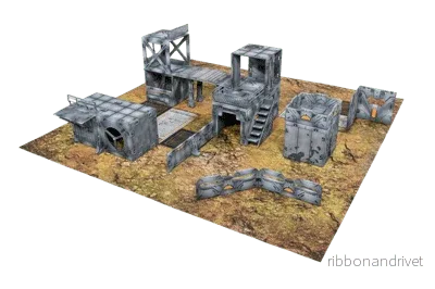 Halo: Flashpoint Deluxe Byggbart 3D Terrängset Halo: Flashpoint Deluxe Byggbart 3D Terrängset
