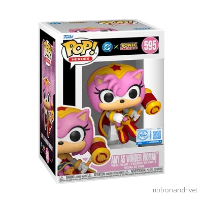 Funko POP Hjältar: JLA & Sonic – Amy Rose/WW Funko POP Hjältar: JLA & Sonic – Amy Rose/WW