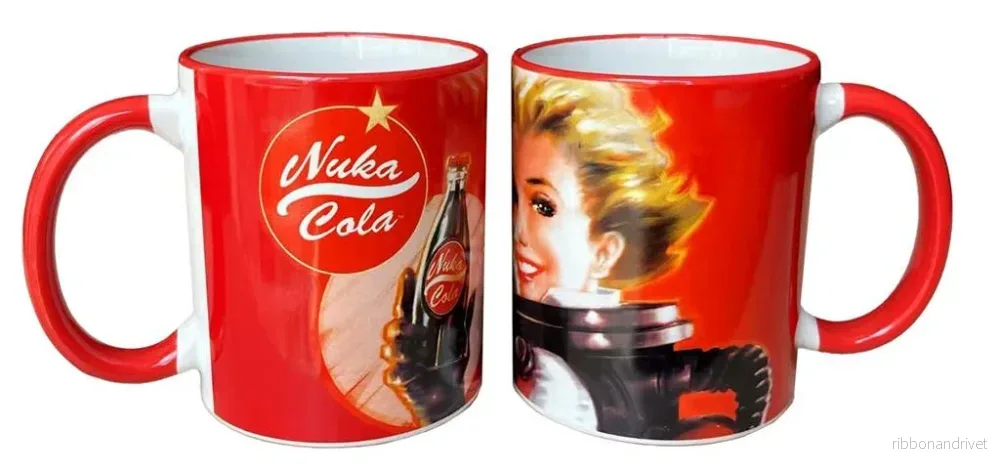 Fallout Mug Nuka Cola Annons Fallout Mug Nuka Cola Annons