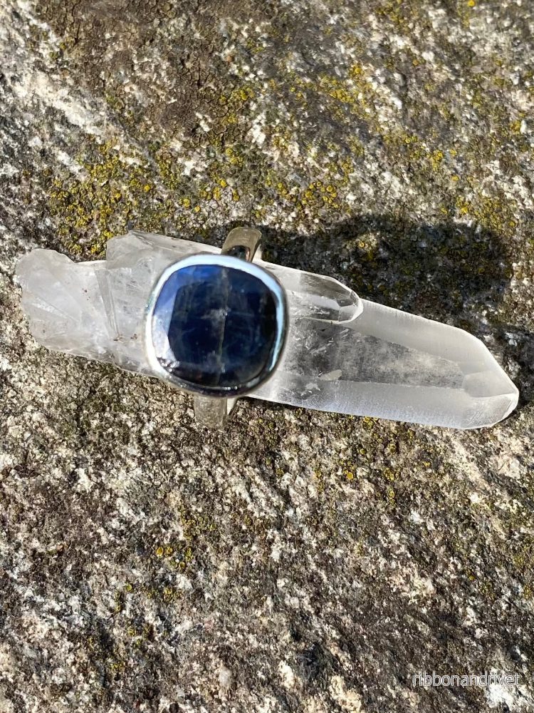 Ring Labradorit Fyrkantig
