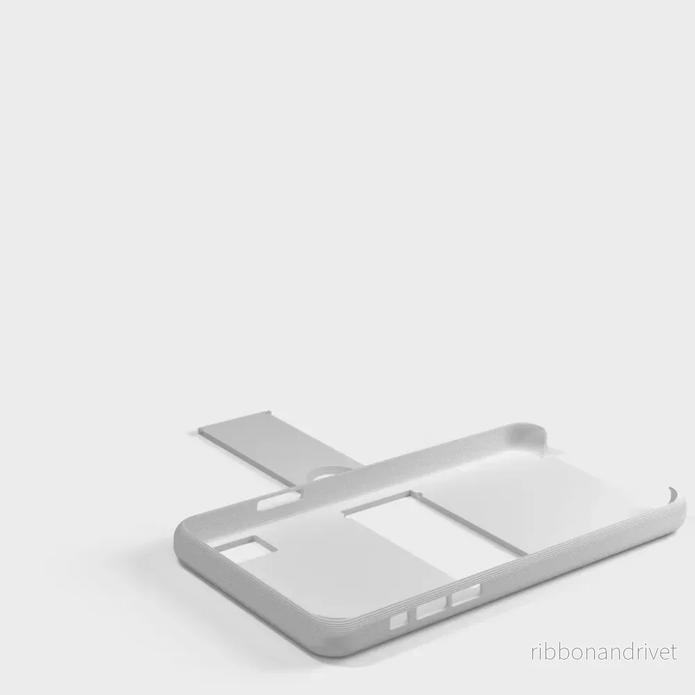 iPhone XR-skal med inbyggt stativ