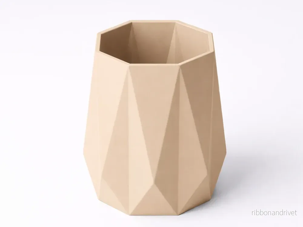 Geometrisk pennhållare rak Geometrisk pennhållare rak