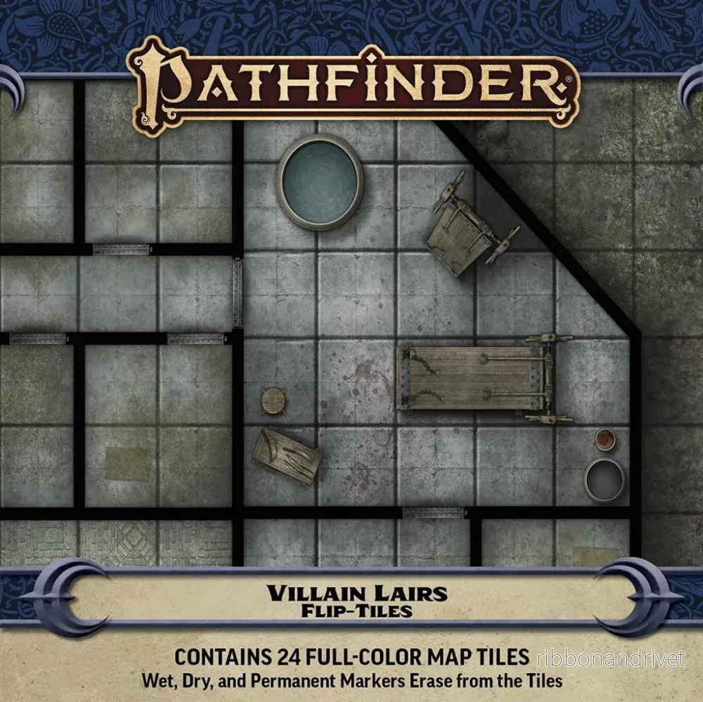 Pathfinder Flip-Tiles: Villain Lairs Set Pathfinder Flip-Tiles: Villain Lairs Set