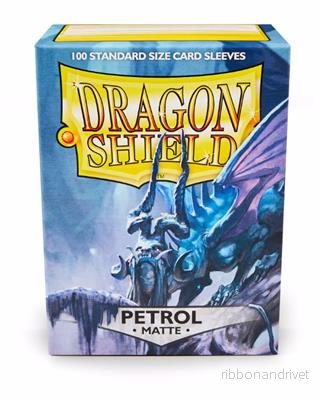 Dragon Shield Standard Sleeves – Matte Petrol (100 Sleeves)