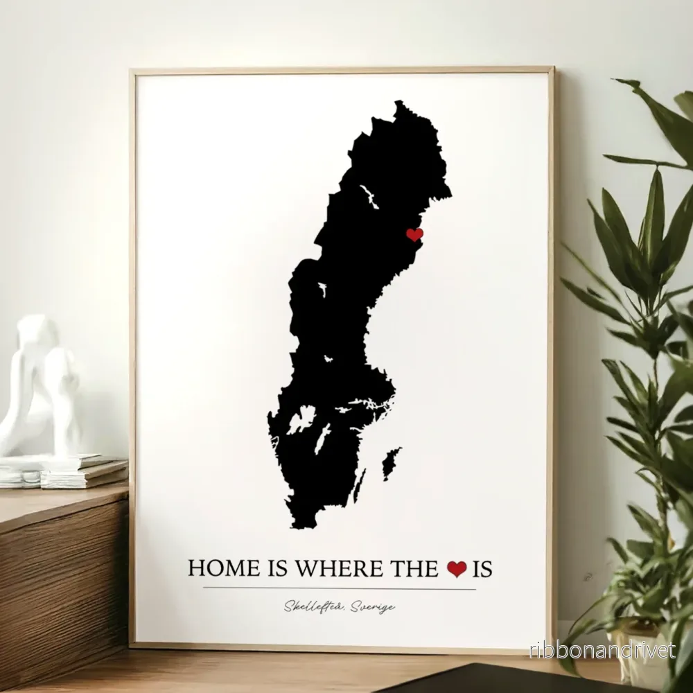 Home is where the heart is | Personlig poster - Bild 2