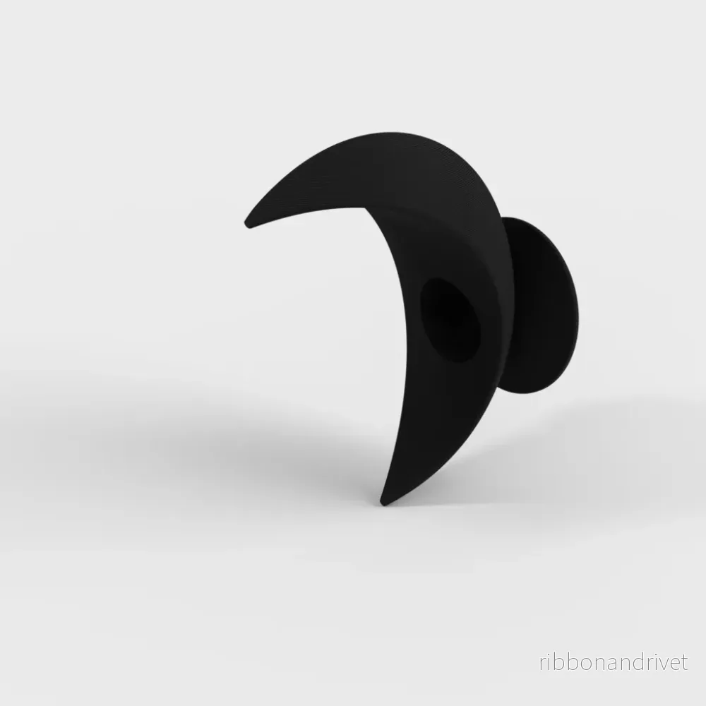 Halvmåneformad ljusstake för kronljus och bordsdekoration - Bild 3