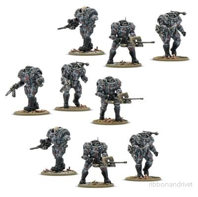 Konflikt ’47 Stahltruppen Heavy Infantry Konflikt ’47 Stahltruppen Heavy Infantry