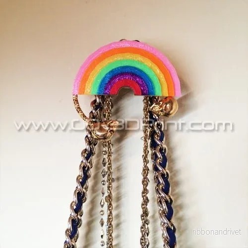 Rainbow väggkrok och förvaring för kläder och smycken - Bild 2