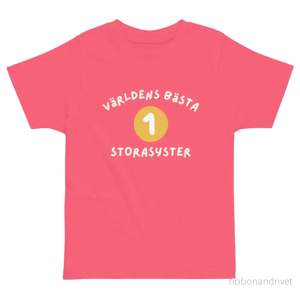 Storasyster T-shirt - Värdens Bästa - Bild 3