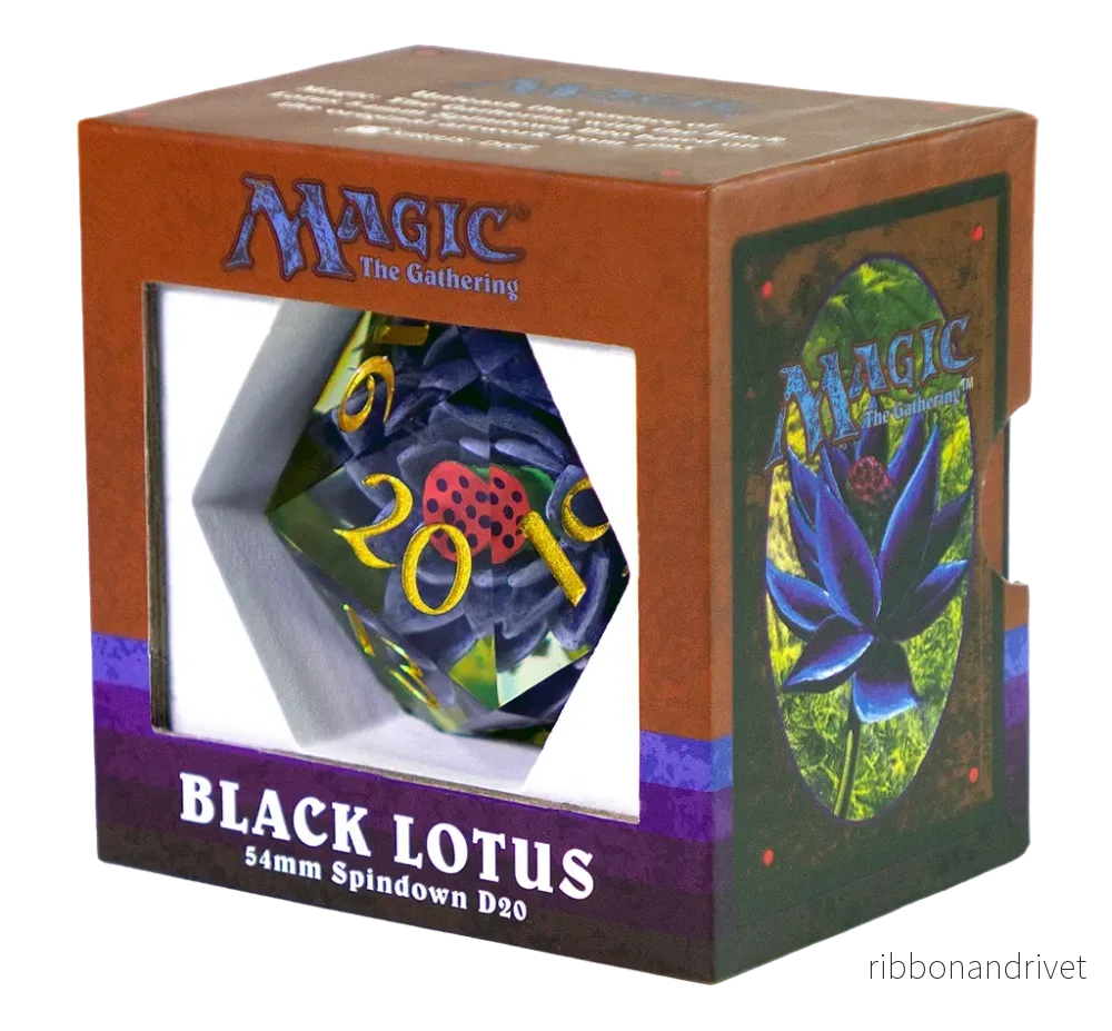 Sirius Dice – Black Lotus Spindown D20 54mm