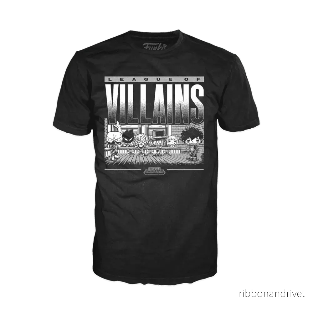 Funko POP Tee: MHA – Villains Group Funko POP Tee: MHA – Villains Group