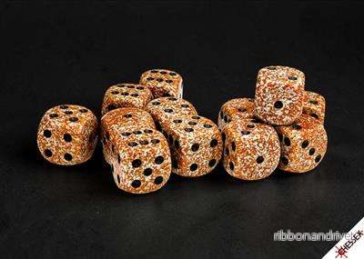 Speckled® 16 mm d6 Rust Dice Block™ (12 tärningar)