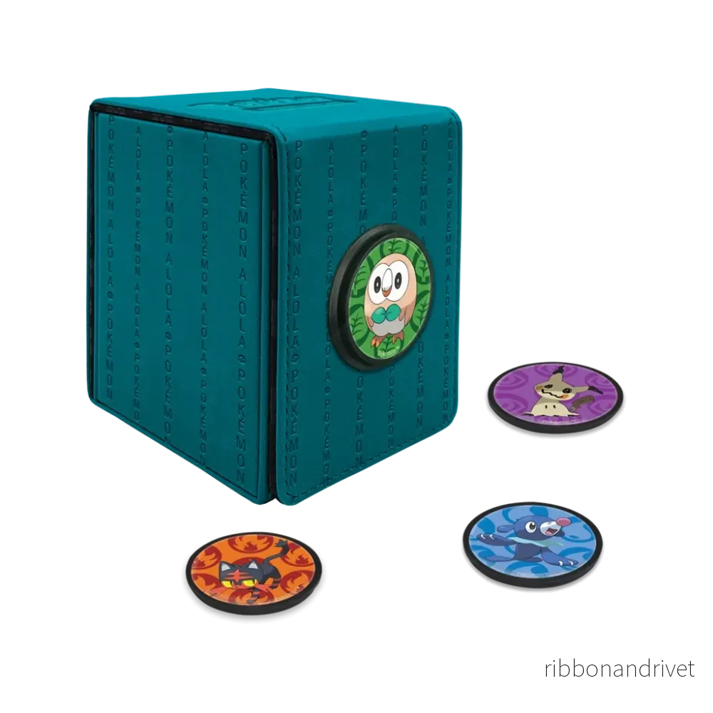 UP – Alola Alcove Click Deck Box för Pokémon UP – Alola Alcove Click Deck Box för Pokémon