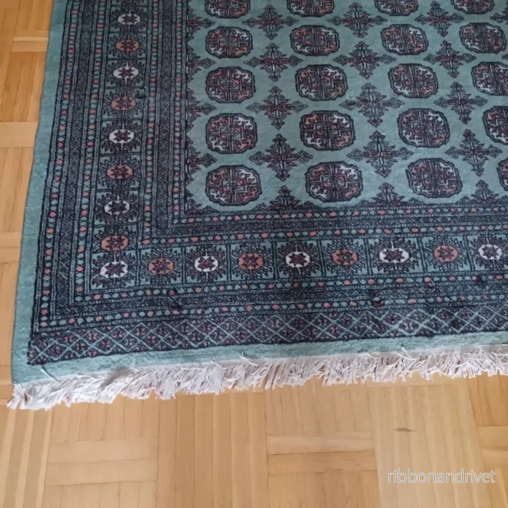 Bochara matta i grönt Bochara matta i grönt