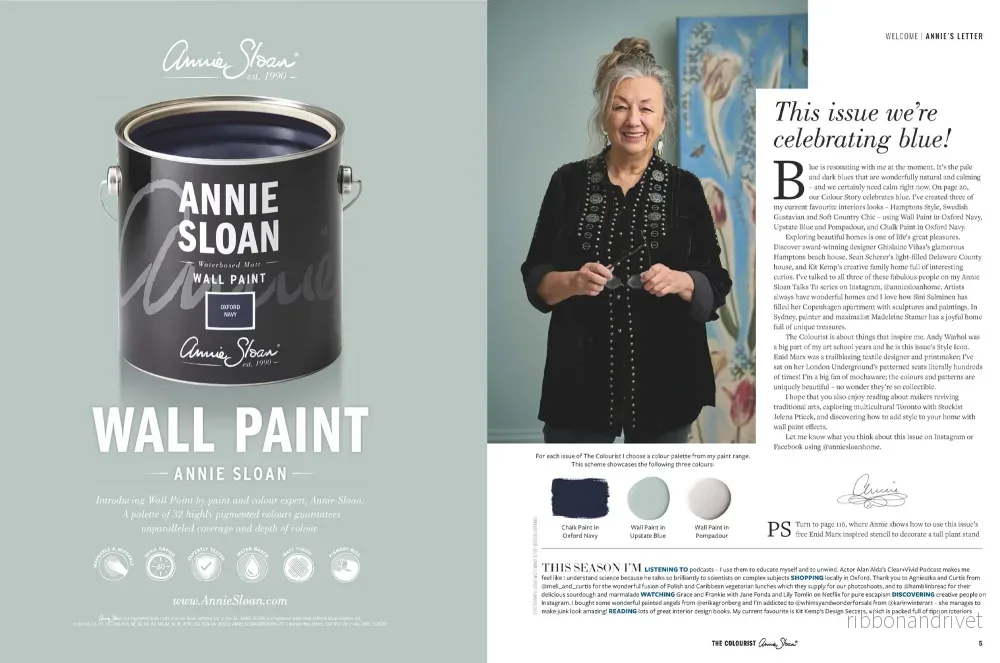 Magasin: The Colourist nr 8 - Celebratingn Blue - Bild 2