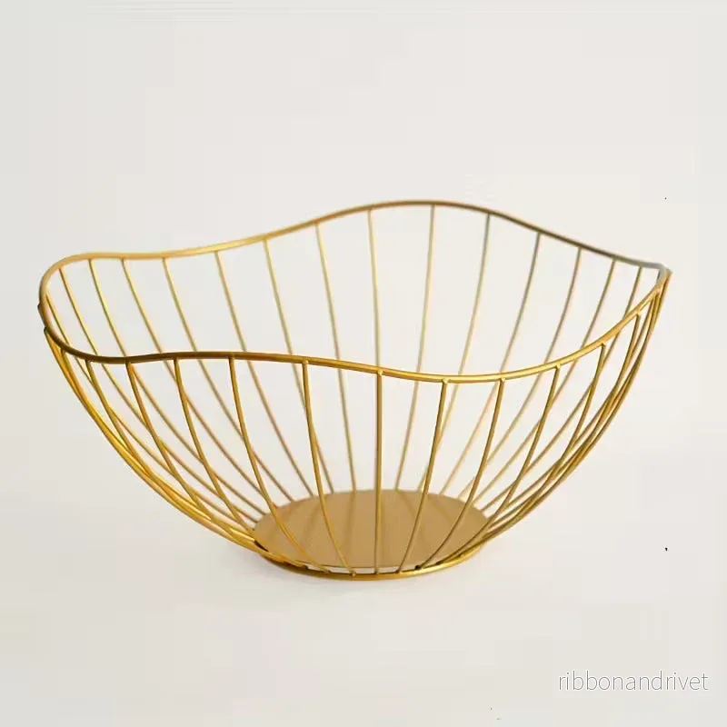 Fruktskål i rostfritt stål - 12x26 cm
