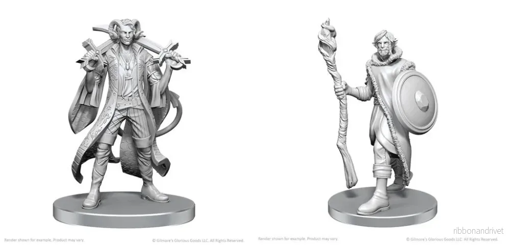 Critical Role Omålade Miniatyrer: Mollymauk Tealeaf & Caduceus Clay Critical Role Omålade Miniatyrer: Mollymauk Tealeaf & Caduceus Clay