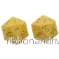 UP - Vivid Heavy Metal Dice: Yellow - Bild 3