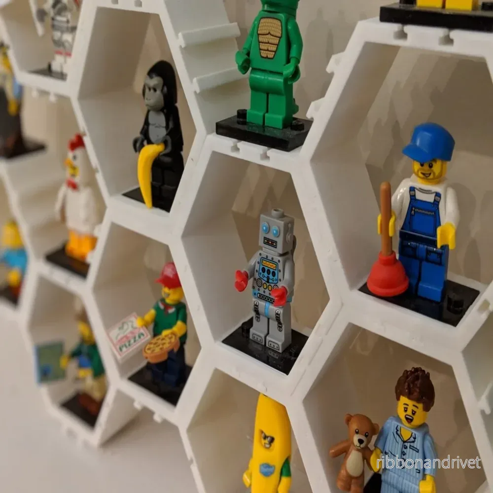 Hexagon Minifigure Display System Hexagon Minifigure Display System