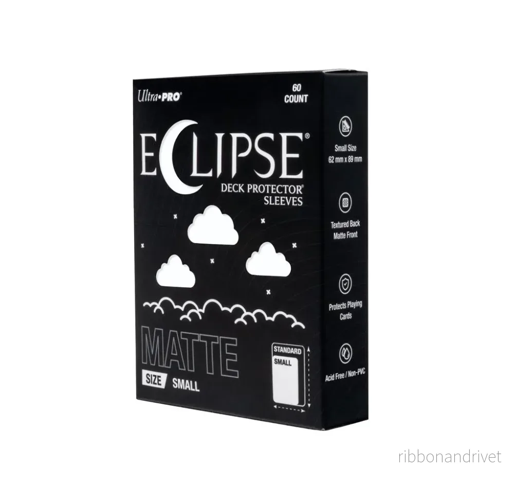 ECLIPSE® Matte Small DECK PROTECTOR® Sleeves: Arctic White – 60 st