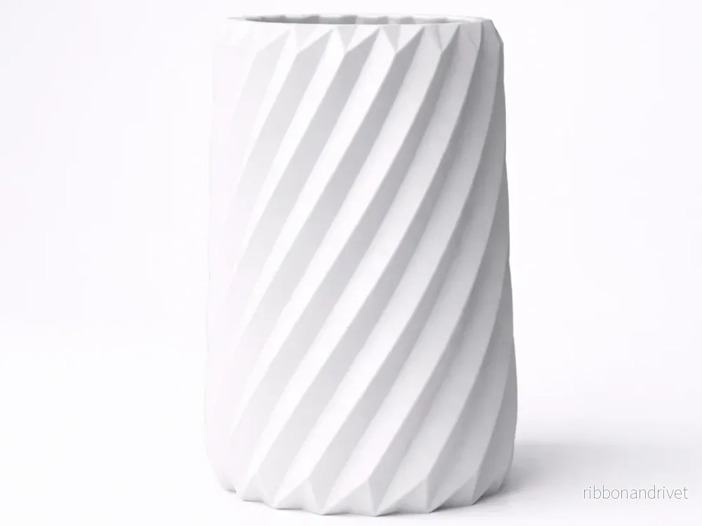Geometrisk vas böjd Geometrisk vas böjd