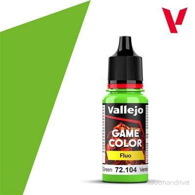Vallejo Game Color Fluorescent Green Vallejo Game Color Fluorescent Green