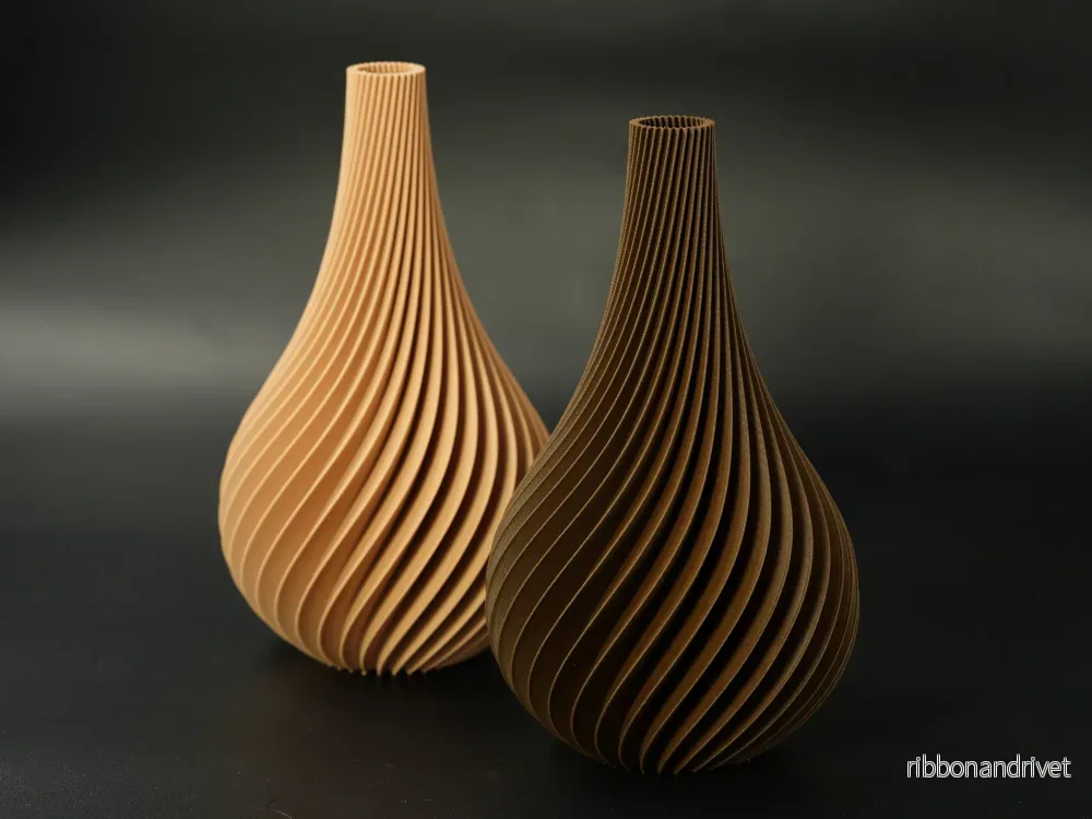 Minimalistisk Japandi Spiral Vase Minimalistisk Japandi Spiral Vase