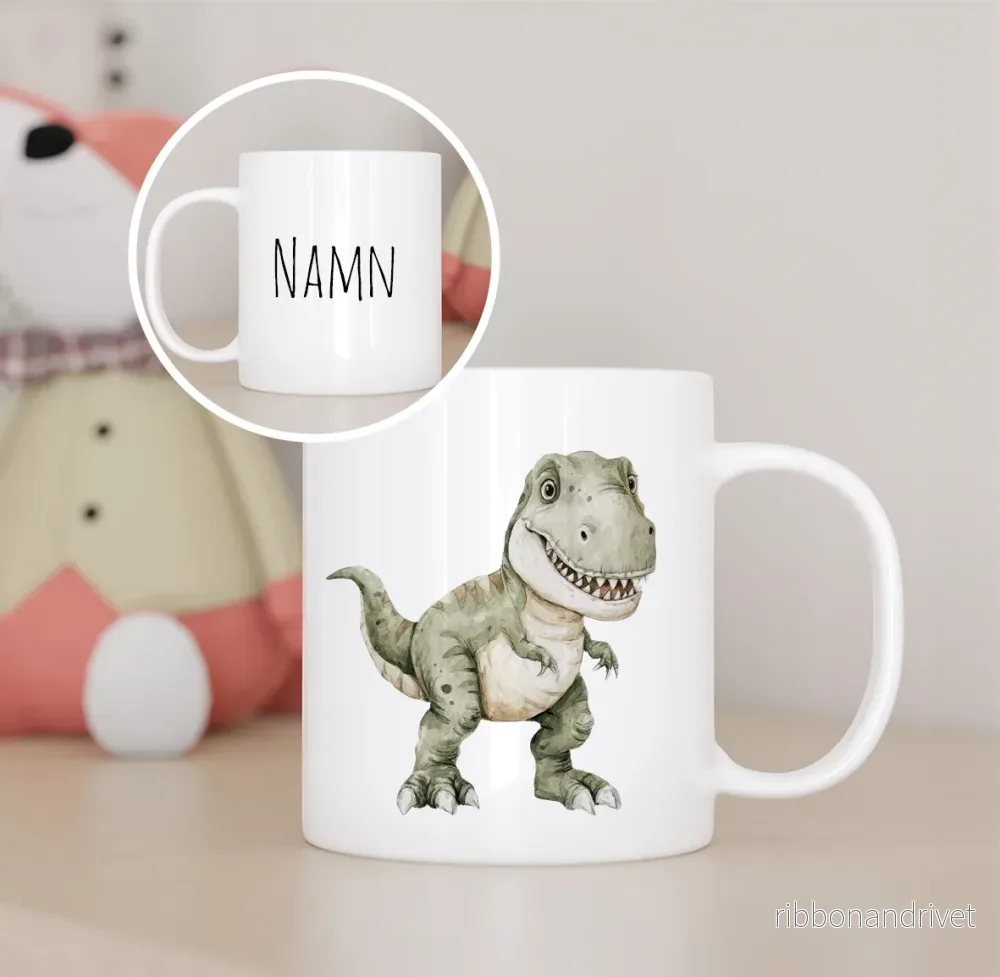 T-rex | Personlig barnmugg