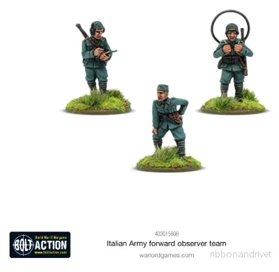 Bolt Action – Italienska Arméns Framåtobservatörsteam Bolt Action – Italienska Arméns Framåtobservatörsteam
