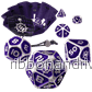 ENHANCE Tabletop RPGs 7pc Metal RPG Dice (Collector's Edition Purple) - Bild 2