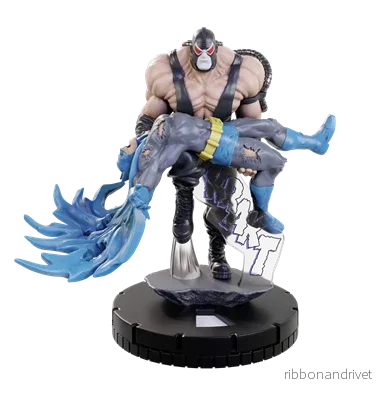 DC HeroClix Iconix: Knightfall – Samlarfigur med Batman, Bane och Azrael DC HeroClix Iconix: Knightfall – Samlarfigur med Batman, Bane och Azrael