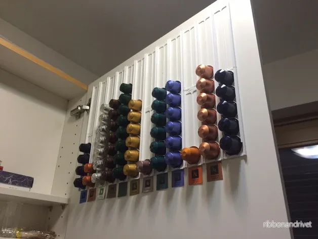 Nespresso kapselhållare för väggmontering