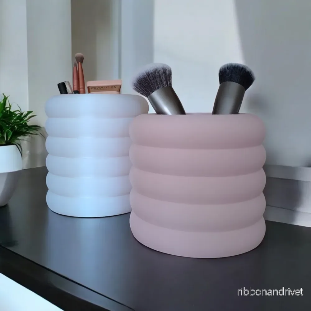 Tvådelat Makeup-organiserset för skrivbordet - Bild 2