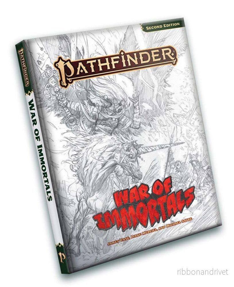 Pathfinder RPG: War of Immortals Sketch Cover Edition (P2) Pathfinder RPG: War of Immortals Sketch Cover Edition (P2)