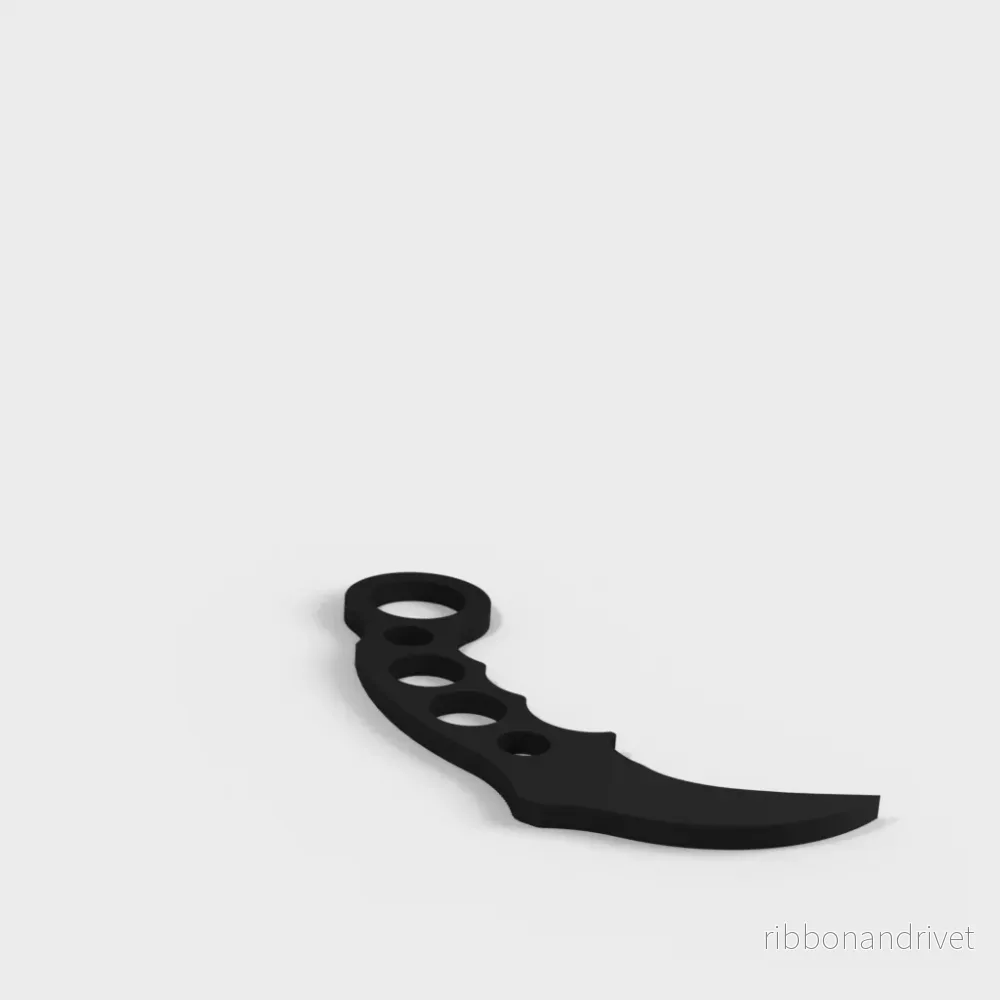 Karambit träningskniv för självförsvar och kampsport - Bild 2