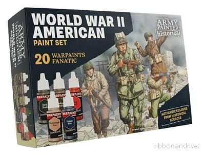 The Army Painter – Warpaints Historiska WWII Amerikanska Färger Set