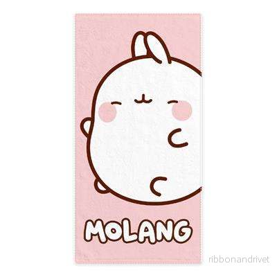 Molang – Handduk – Rosa – 75×150 cm Molang – Handduk – Rosa – 75×150 cm